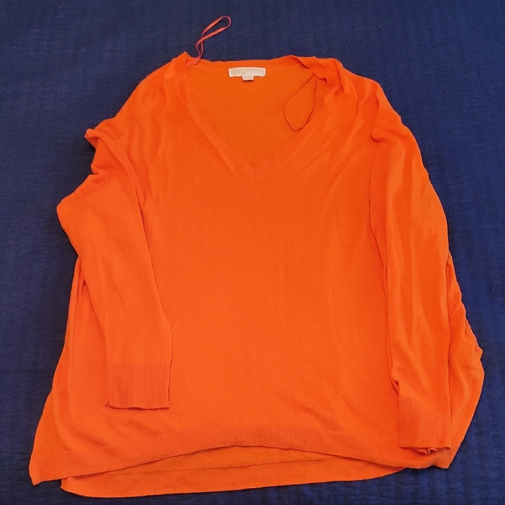 Michael Kors Bold Orange Sweater - image 1